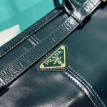 Prada Medium Leather Handbag 1BA426 Black